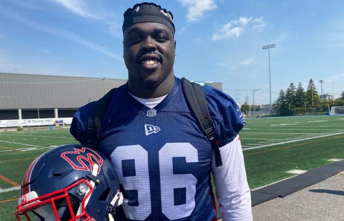 Lwal Uguak regresa a los Alouettes con más confianza que nunca