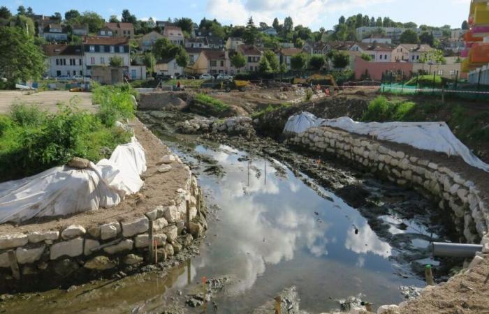 En la Papeterie, las orillas del Essonne se convertirán pronto en un lugar de paseo.