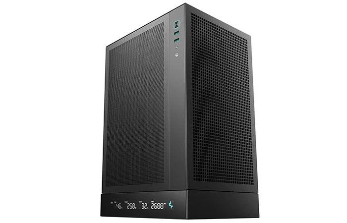 DeepCool anuncia el CH170 Digital, un chasis ITX vertical