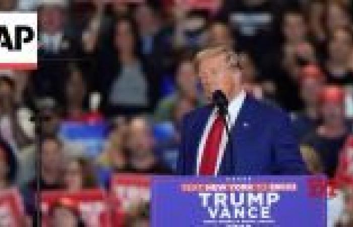 Trump dice que va a ganar Nueva York en mitin en Long Island (Video)