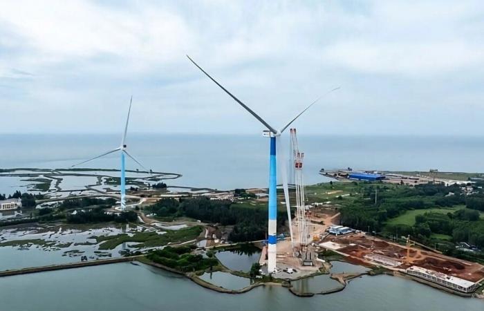 China instala la turbina eólica marina más grande y potente del mundo