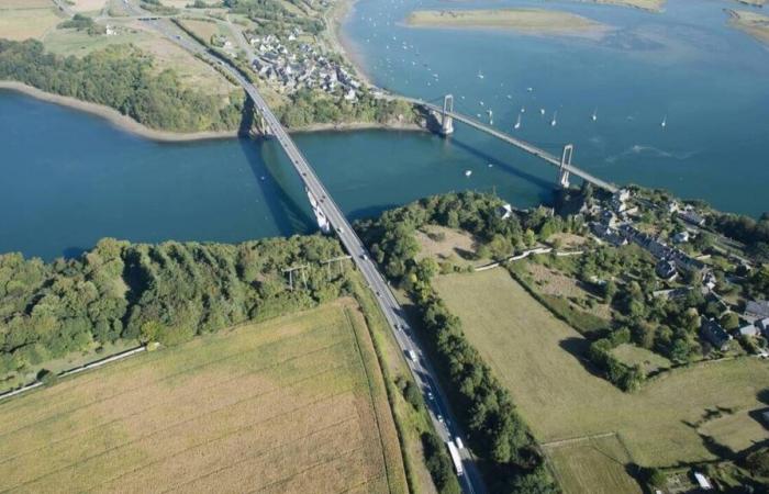 RN176. Un accidente antes del puente de Chateaubriand provoca una ralentización en Plouër-sur-Rance