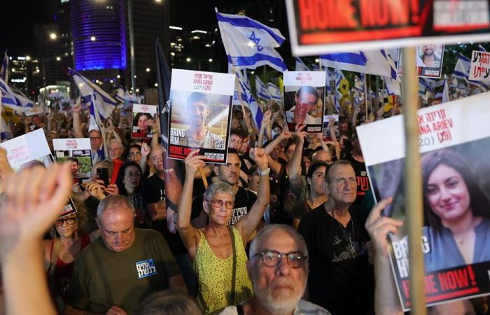 Manifestación en Tel Aviv para exigir la liberación de los rehenes