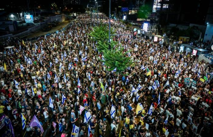 Miles de personas protestan en Tel Aviv para exigir acuerdo para liberar a rehenes