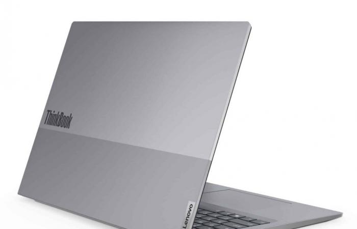 Promoción 879€ Lenovo ThinkBook 16 G6 IRL (21KH001XFR), Ultrabook Profesional Aluminio Plata 16″ fino y ligero bajo Intel Core i5 con 2 biométricos y TB4