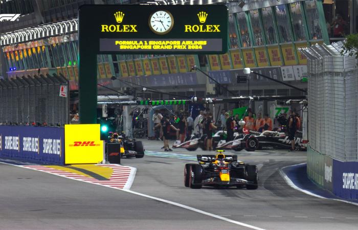 Lando Norris consigue la pole position en la parrilla de salida en Singapur