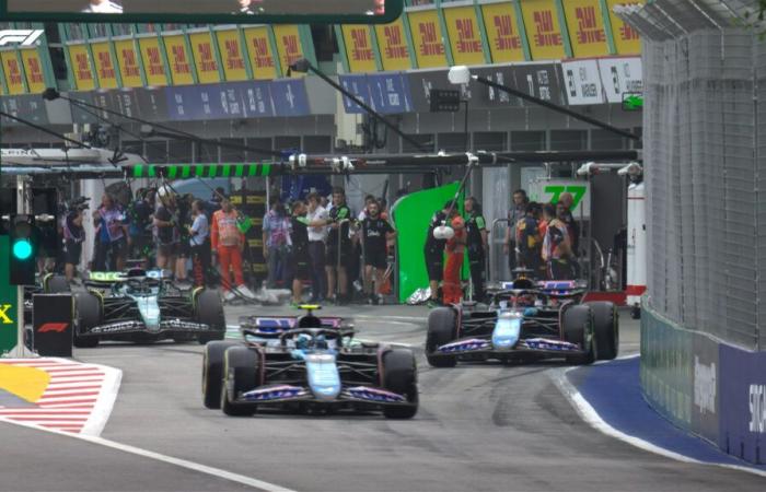 Lando Norris consigue la pole position en la parrilla de salida en Singapur