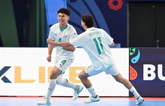 Un último gol para Ditfort y los blancos del fútbol sala en el Mundial de la FIFA en Uzbekistán