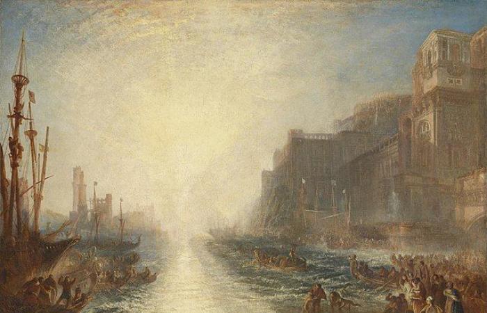 “Dido construyendo Cartago” de JMW Turner