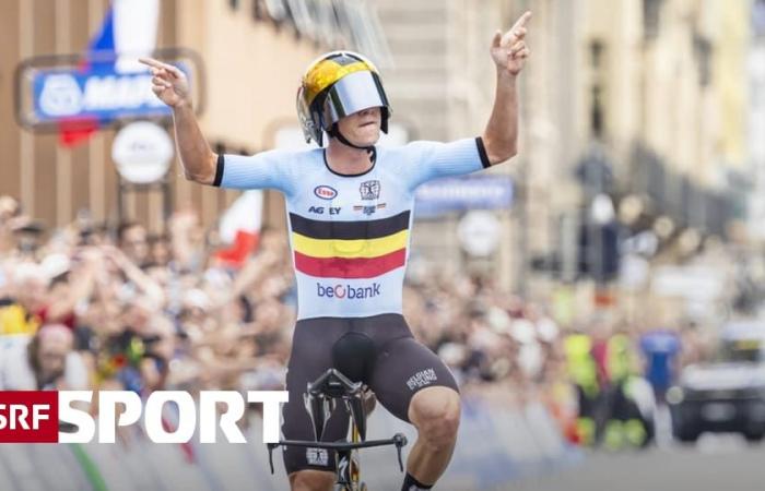 Contrarreloj del Campeonato Mundial masculino – Evenepoel defiende el título – Küng y Bissegger claramente derrotados – Deportes