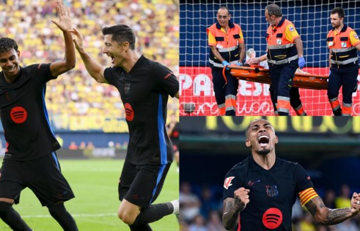 El 1×1 y las notas del Villarreal vs Barcelona, ​​por LaLiga 2024-25