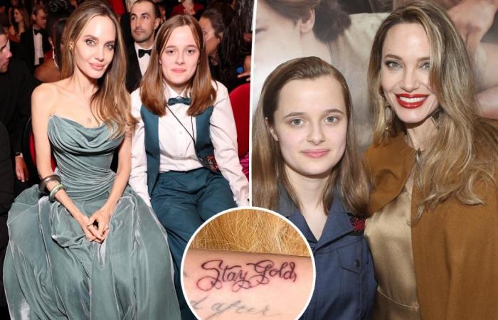 Angelina Jolie revela que ella y su hija Vivienne tienen tatuajes iguales