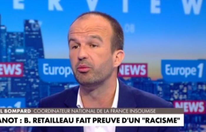 “Bruno Retailleau demostró racismo”, afirma Manuel Bompard