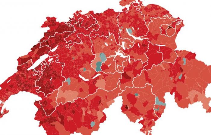 Resultados de las votaciones por municipio – rts.ch