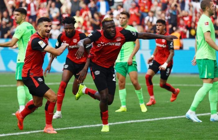 El Leverkusen ganó el partido contra el Wolfsburgo