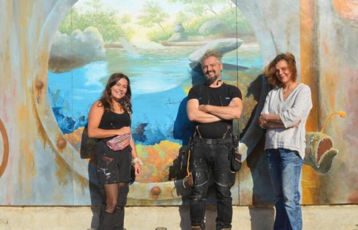 Un nuevo fresco en los Docks Rémois, frente al Comptoir des Peintures