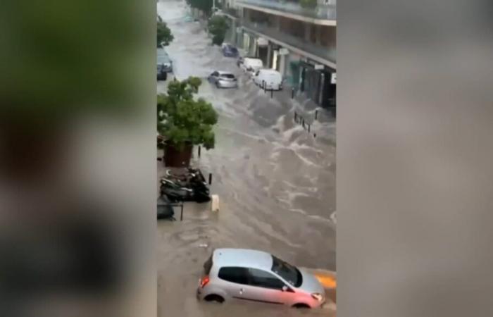 Fuertes tormentas azotan Cannes y el ayuntamiento activa una unidad de crisis