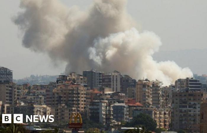 Ataques aéreos israelíes matan a 492 personas en Líbano