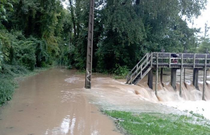 Los ríos se desbordan y se activa la vigilancia amarilla