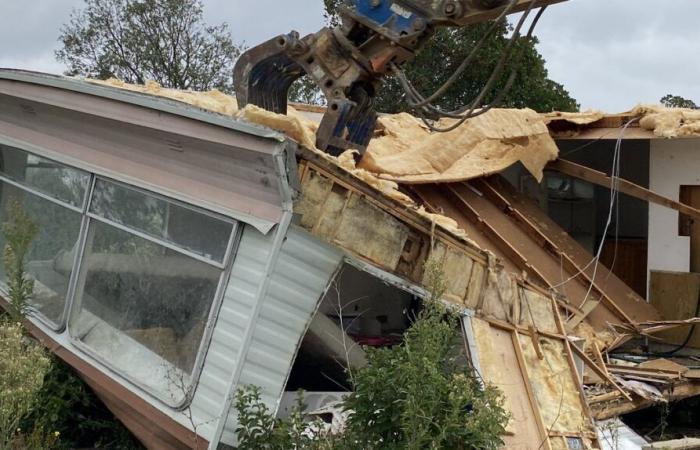 SAINT-BÉNÉZET Una construcción ilegal demolida en una zona no urbanizable