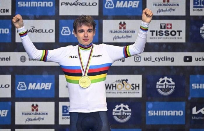 Campeonatos del Mundo de Ciclismo. El italiano Lorenzo Finn gana en solitario en juniors, Paul Seixas séptimo