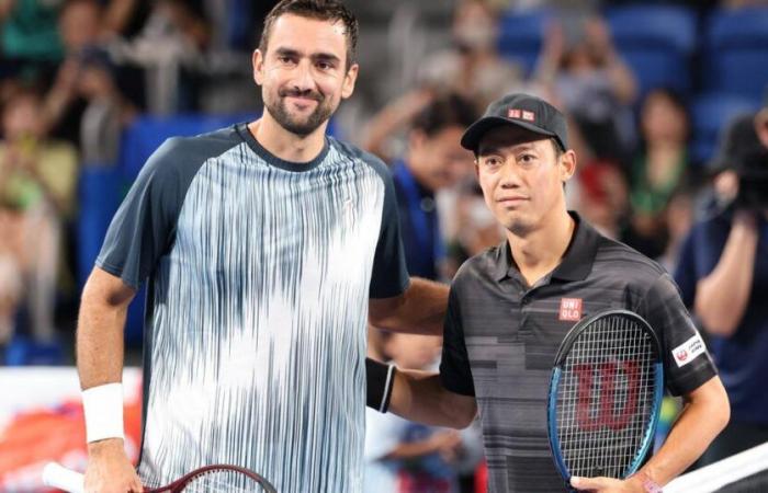 En Tokio, Nishikori vence a Cilic en un choque de fantasmas