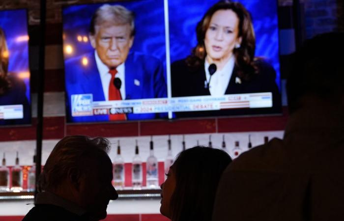 Harris y Trump codo con codo en Michigan y Wisconsin