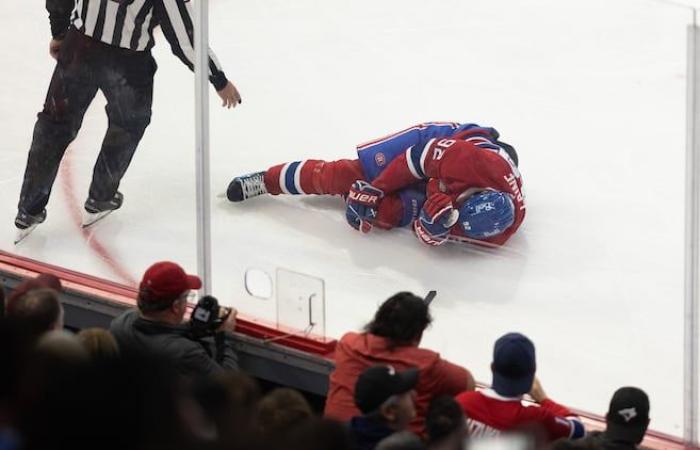 El canadiense pierde 2-1 ante los Maple Leafs, Laine y Reinbacher lesionados