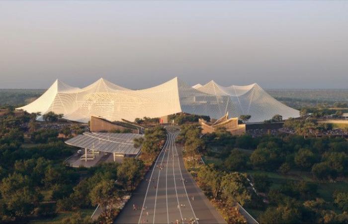 Casablanca, Estadio Hassan II, par Oualalou+Choi et Populous