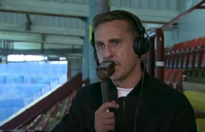 El brutal veredicto de Gary Neville sobre la “basura” de la estrella del Man United durante la derrota de los Spurs