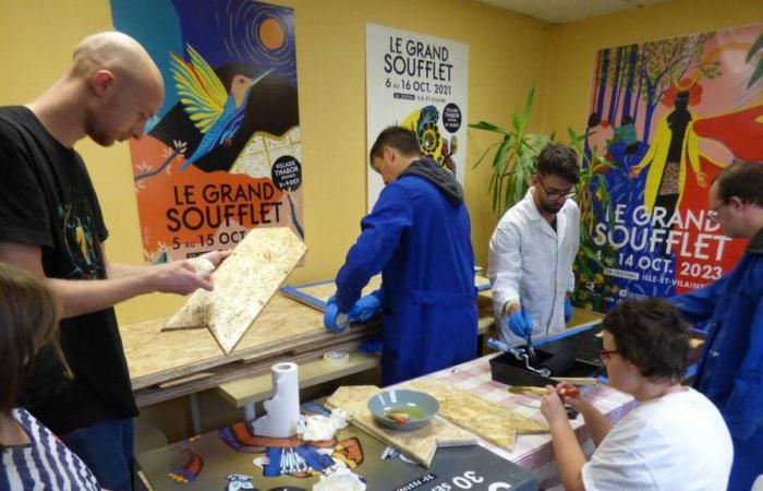 Los voluntarios preparan el festival Le Grand Soufflet “con un enfoque de reutilización”