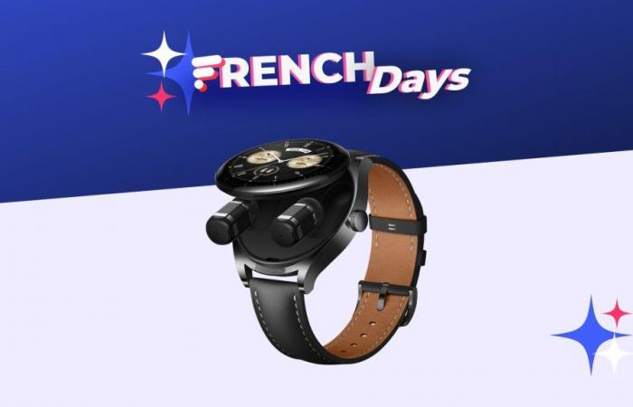 Debajo de la pantalla de este reloj conectado se esconden unos auriculares Bluetooth y son 300 € más baratos para los French Days