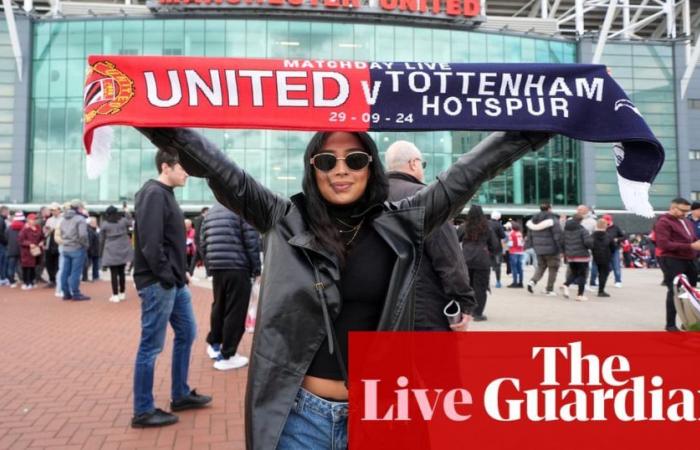 Manchester United vs Tottenham Hotspur: Premier League – en vivo