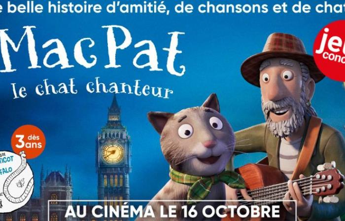 Gana tus entradas y varios regalos para el estreno de la nueva película: MacPat el gato cantante