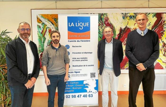 En Brest, Alain Morhan cede a Mathieu Guri la dirección del comité finisterre de la Liga contra el Cáncer