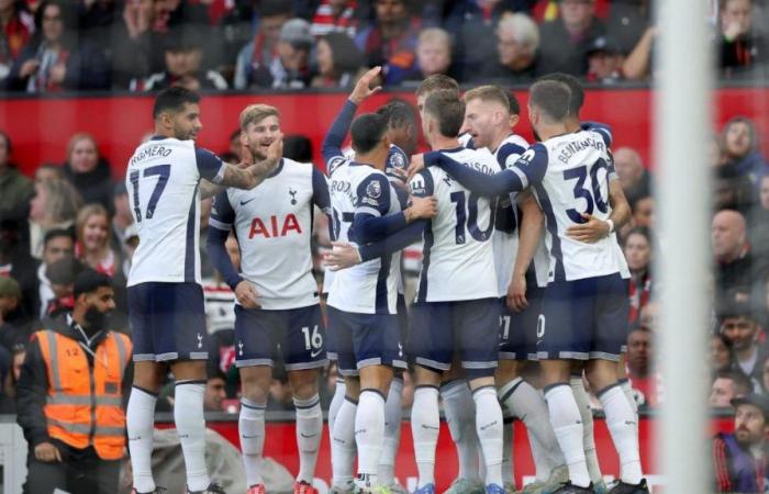 El Tottenham ridiculiza al Manchester United en Old Trafford