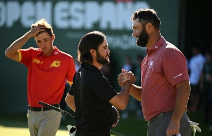 Ángel Hidalgo se enfrenta al ogro Jon Rahm en el playoff por el primer título de su carrera