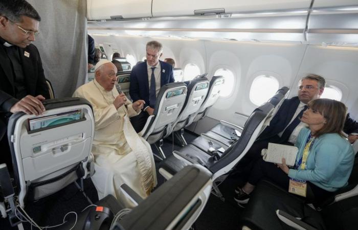 Huelgas israelíes, aborto… Lo que dijo el Papa Francisco en el avión de regreso de Bélgica