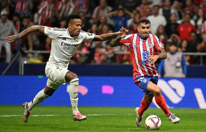 El Atlético salva el empate ante la Real en un tenso derbi madrileño