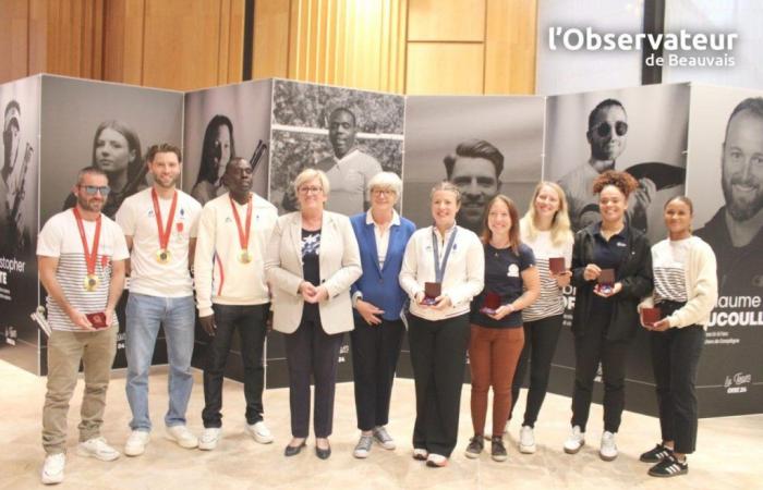 Medallistas olímpicos y paralímpicos de Oise recibidos en el Departamento