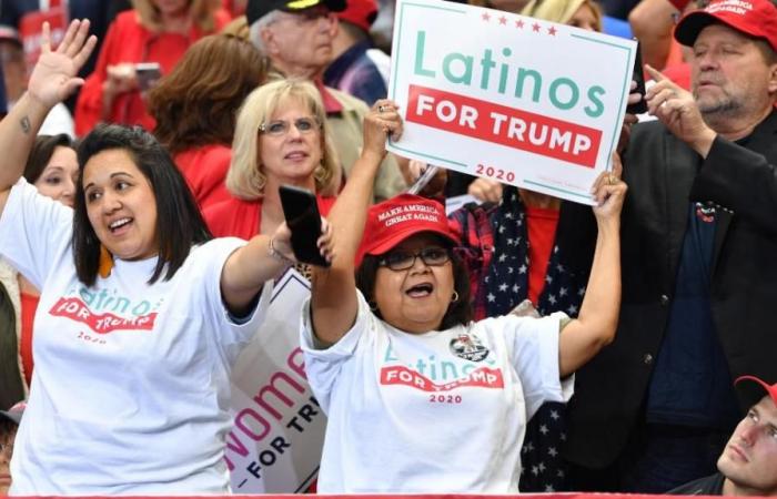 ¿Un avance histórico de Trump entre los latinos?