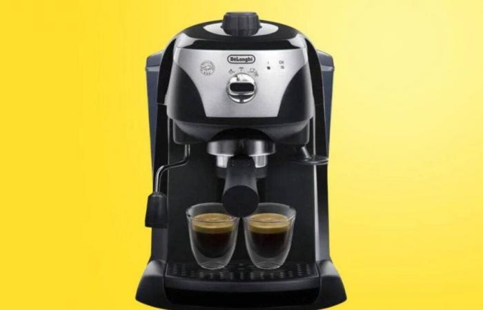 De’Longhi baja 50 euros el precio de su máquina de café espresso más popular en Cdiscount