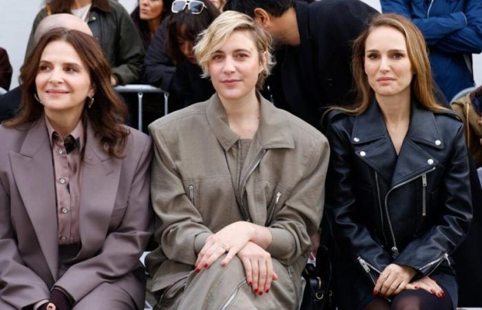 En el desfile de Stella McCartney, Natalie Portman impecable en cuero, una actriz revela discretamente haber dado a luz…