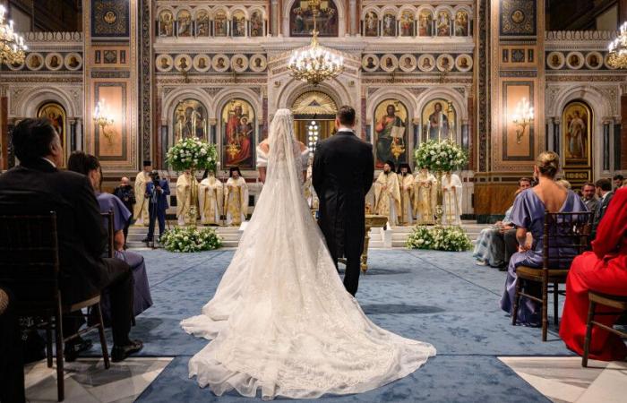 Teodora de Grecia irradia felicidad del brazo de su marido Matthew Kumar