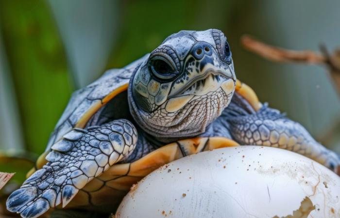 tortugas bebé bien protegidas