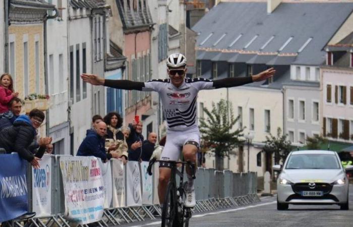 Ilan Larmet gana tras una escapada de 130 km, hat-trick de Dinan