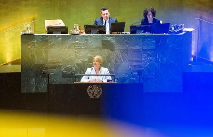 En la plataforma de la ONU, Mélanie Joly pide un alto el fuego en Oriente Medio