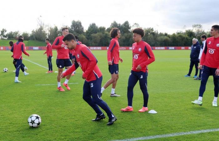 El Lille entrena por última vez antes del choque contra la Real