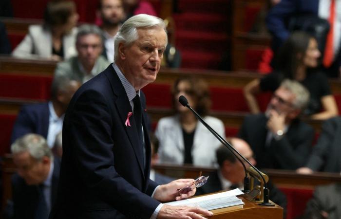 cuando Barnier ataca a Attal en la Asamblea