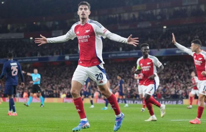 El Arsenal muestra una fuerza y ​​profundidad impresionantes al vencer al PSG